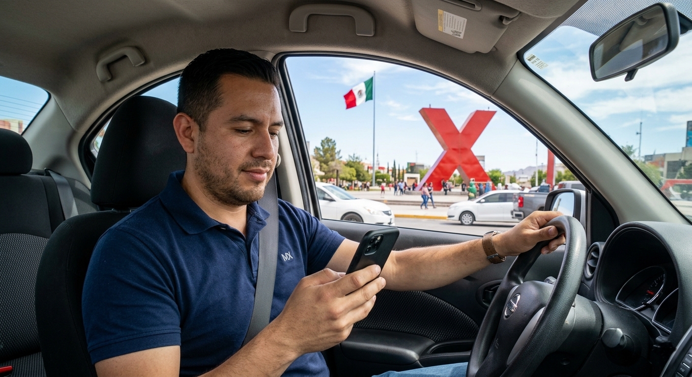 MULTAS DE HASTA TRES MIL PESOS POR USAR EL CELULAR CON EL AUTO DETENIDO EN CIUDAD JUÁREZ
